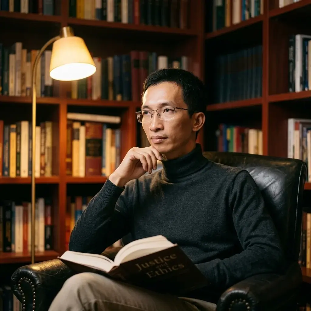 Thoughtful Lawyer Portrait - Perspectives - vothienhien.com